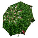 Red and White Park Flowers Hook Handle Umbrellas (Medium) View2