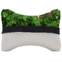 Red and White Park Flowers Seat Head Rest Cushion View2