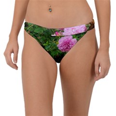 Light Pink Roses Band Bikini Bottom by okhismakingart