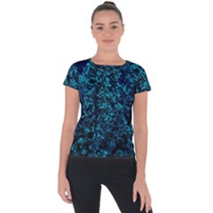 Sidewalk Flower Short Sleeve Sports Top  by okhismakingart