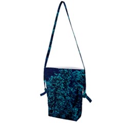 Sidewalk Flower Folding Shoulder Bag by okhismakingart