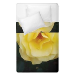 Pale Yellow Rose Duvet Cover Double Side (single Size) by okhismakingart