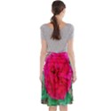 Folded Red Rose Midi Beach Skirt View2