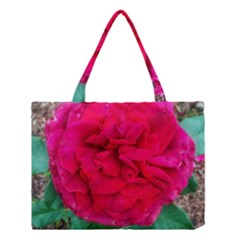 Folded Red Rose Medium Tote Bag by okhismakingart