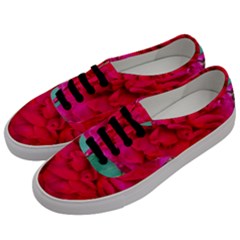 Folded Red Rose Men s Classic Low Top Sneakers by okhismakingart