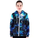 Cascade of Flowers Women s Zipper Hoodie View1