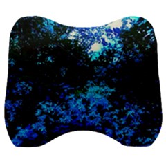 Cascade Of Flowers Velour Head Support Cushion by okhismakingart