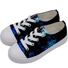 Cascade Of Flowers Kids  Low Top Canvas Sneakers by okhismakingart