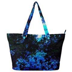 Cascade Of Flowers Full Print Shoulder Bag by okhismakingart