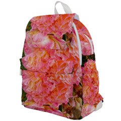 Folded Pink And Orange Rose Top Flap Backpack by okhismakingart