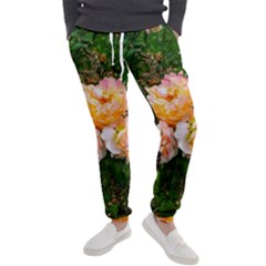 Bunch Of Orange And Pink Roses Men s Jogger Sweatpants