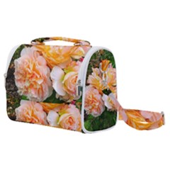 Bunch Of Orange And Pink Roses Satchel Shoulder Bag