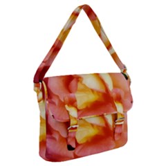 Light Orange And Pink Rose Buckle Messenger Bag