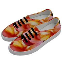 Light Orange And Pink Rose Men s Classic Low Top Sneakers by okhismakingart