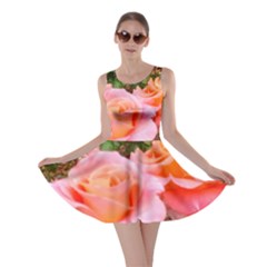 Pink Rose Field Skater Dress by okhismakingart