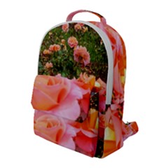 Pink Rose Field Flap Pocket Backpack (large) by okhismakingart