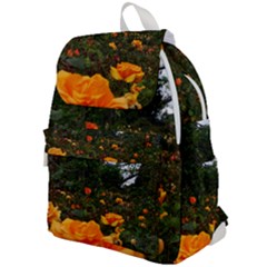 Orange Rose Field Top Flap Backpack