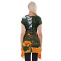 Orange Rose Field Short Sleeve Side Drop Tunic View2