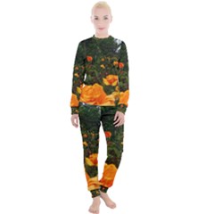 Orange Rose Field Women s Lounge Set