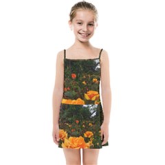 Orange Rose Field Kids  Summer Sun Dress by okhismakingart