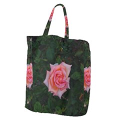 Pink Angular Rose Giant Grocery Tote by okhismakingart