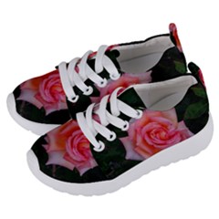 Pink Angular Rose Kids  Lightweight Sports Shoes by okhismakingart