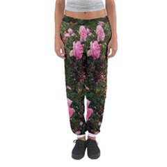 Pink Rose Field (sideways) Women s Jogger Sweatpants by okhismakingart