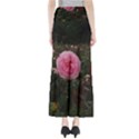 Pink Rose Field II Full Length Maxi Skirt View2