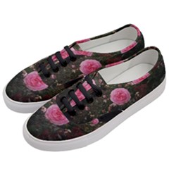 Pink Rose Field Ii Women s Classic Low Top Sneakers by okhismakingart