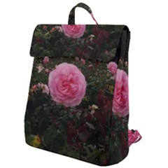 Pink Rose Field Ii Flap Top Backpack by okhismakingart