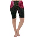 Round Pink Rose Cropped Leggings  View1