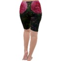 Round Pink Rose Cropped Leggings  View4