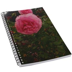 Round Pink Rose 5 5  X 8 5  Notebook by okhismakingart