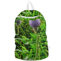 Purple Spherical Flower Foldable Lightweight Backpack by okhismakingart