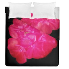 Single Geranium Blossom Duvet Cover Double Side (queen Size) by okhismakingart