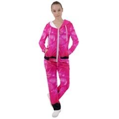 Single Geranium Blossom Women s Tracksuit