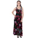 Floral Stars Sleeveless Velour Maxi Dress View1