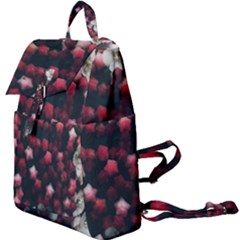 Floral Stars -dark Red Buckle Everyday Backpack by okhismakingart