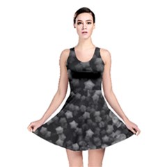 Floral Stars -black And White Reversible Skater Dress by okhismakingart