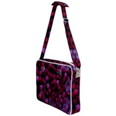 Floral Stars -purple Cross Body Office Bag