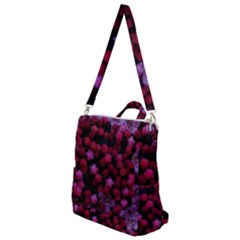 Floral Stars -purple Crossbody Backpack by okhismakingart