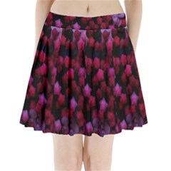 Floral Stars -purple Pleated Mini Skirt by okhismakingart