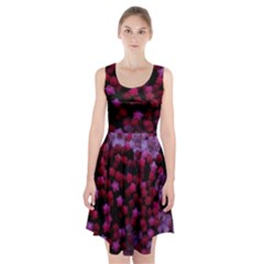 Floral Stars -purple Racerback Midi Dress by okhismakingart