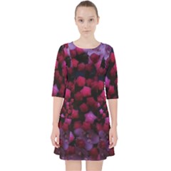 Floral Stars -purple Pocket Dress by okhismakingart