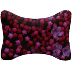 Floral Stars -purple Seat Head Rest Cushion by okhismakingart