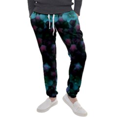 Floral Stars -blue Men s Jogger Sweatpants