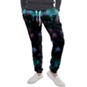 Floral Stars -Blue Men s Jogger Sweatpants View1