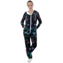 Floral Stars -Blue Women s Tracksuit View1