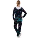 Floral Stars -Blue Women s Tracksuit View2