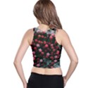 Floral Stars -Bright Racer Back Crop Top View2